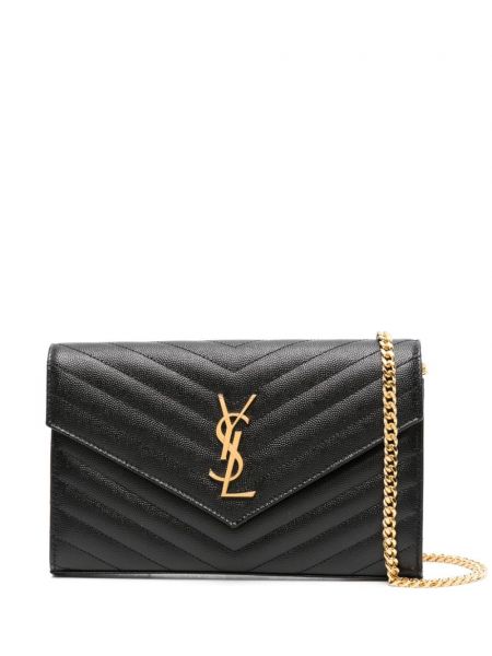 Skuldertaske Saint Laurent sort