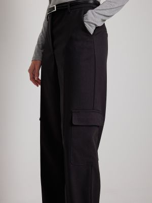 Pantalon cargo Na-kd noir