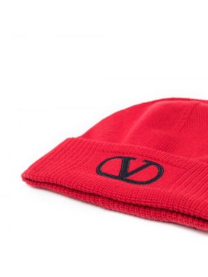 Woll mütze Valentino Garavani rot