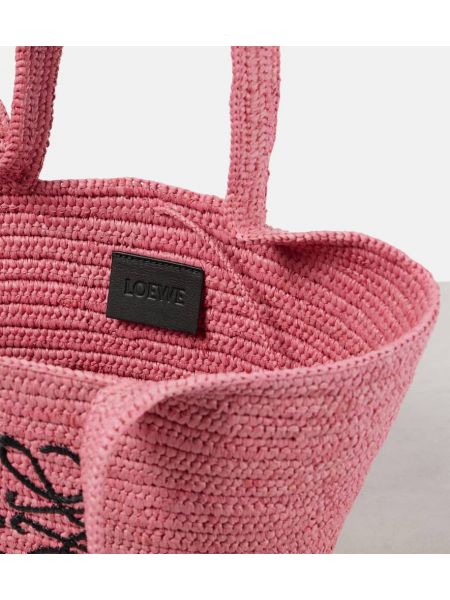 Τσάντα shopper Loewe ροζ
