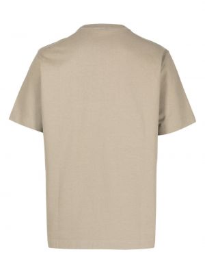 T-shirt mit print Norse Projects beige