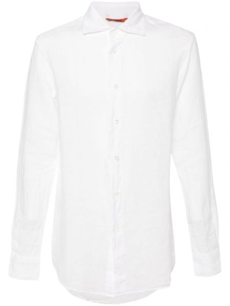 Lanena srajca Barena bela