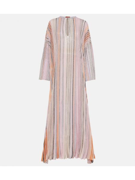 Kaftan med mönster i ränder Missoni