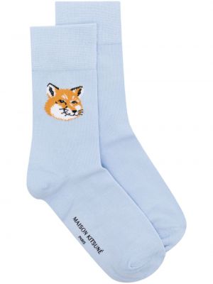 Sockor Maison Kitsuné blå