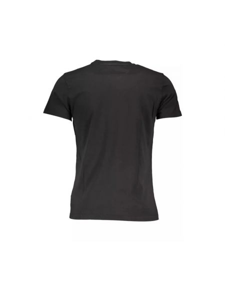 Camiseta con bordado de algodón La Martina negro