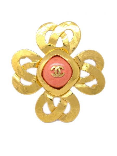 Broche Chanel Pre-owned rose