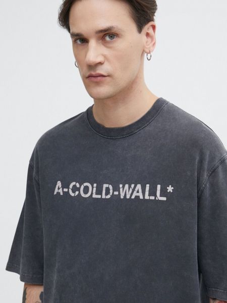 Bombažna majica A-cold-wall* črna