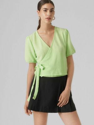 Блузка Vero Moda зеленый