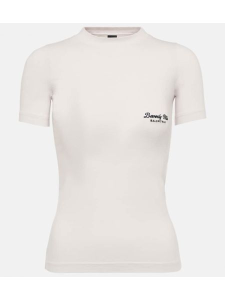 Kokvilnas t-krekls džersija Balenciaga