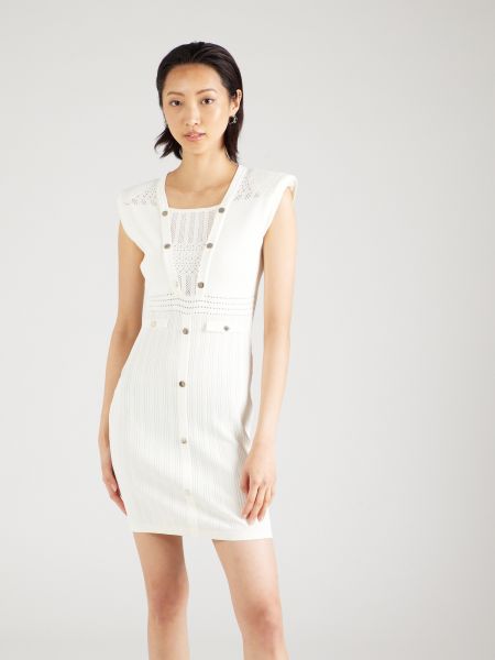 Πλεκτή φόρεμα Liu Jo λευκό
