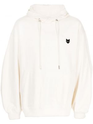 Pamučna hoodie s kapuljačom Zzero By Songzio bijela
