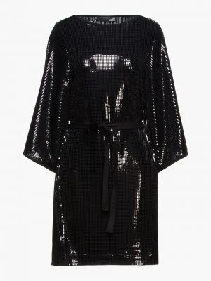 Трикотажное платье мини Love Moschino, черный