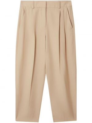 Pantalon plissé Stella Mccartney beige