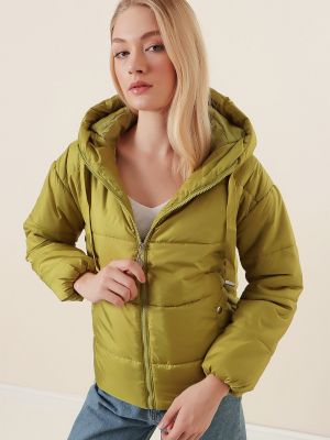Παλτό με κουκούλα Bigdart πράσινο