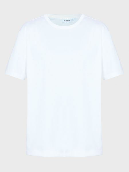 Шовкова футболка Calvin Klein біла