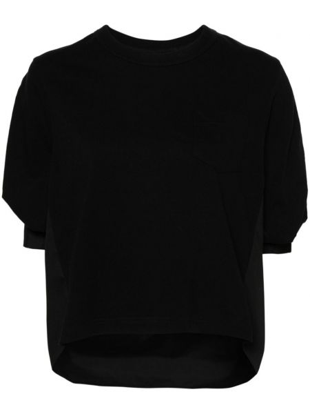 T-krekls Sacai melns