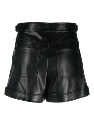 Leder shorts mit schnalle Simkhai schwarz