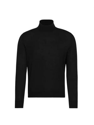 Шелковый шерстяной свитер Nili Lotan черный