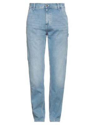 Jeans di cotone Carhartt blu