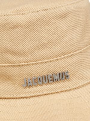 Chapeau en coton Jacquemus beige