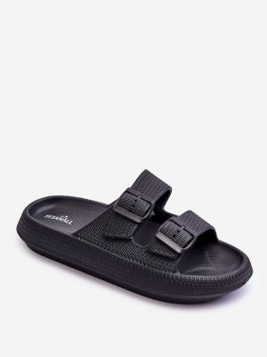Pruhované sandále Kesi čierna
