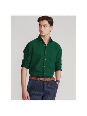 Camisa slim fit Polo Ralph Lauren verde