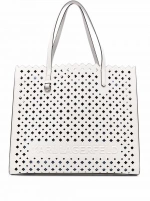 Shoppingbag Karl Lagerfeld hvit