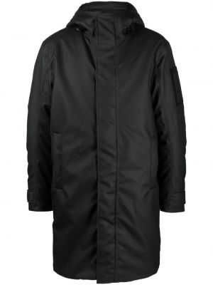 Nepremokavý kabát s kapucňou Rains čierna