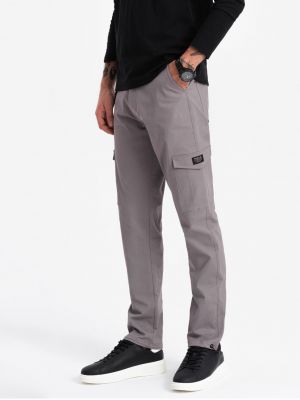 Cargo kalhoty s kapsami Ombre šedé