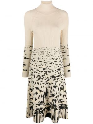Жакардова рокля с абстрактен десен Durazzi Milano