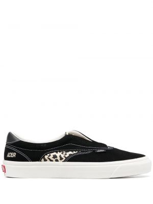 Leopard trykt sneakers Vans svart