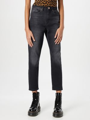 Nylonové džínsy s rovným strihom Neon & Nylon čierna