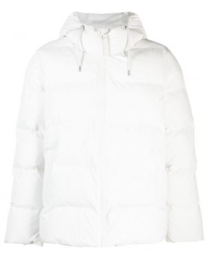 Pernata jakna s kapuljačom Rains bijela