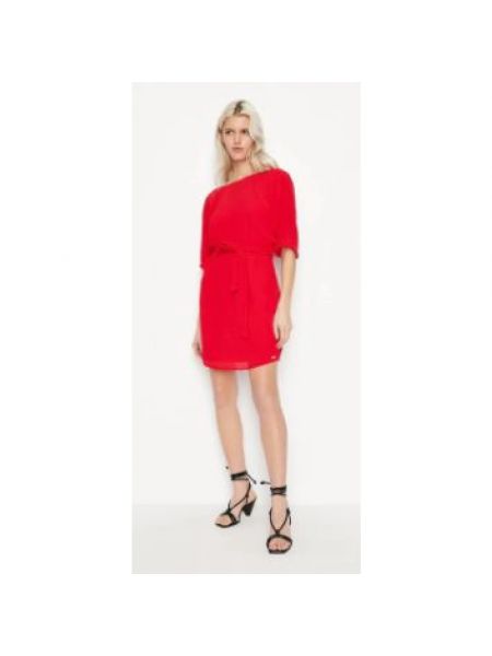 Mini vestido Armani Exchange rojo