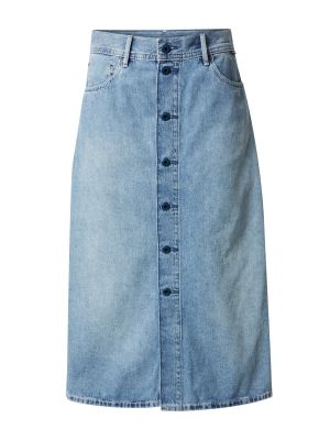 Hviezdna džínsová sukňa G-star Raw modrá