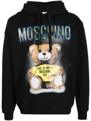 Hoodie Moschino svart