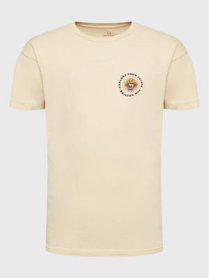 T-shirt large Brixton beige