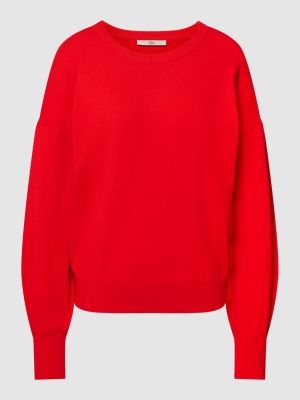 Dzianinowy sweter Edc By Esprit czerwony