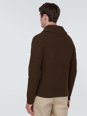 Cardigan en laine Polo Ralph Lauren marron