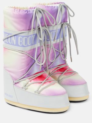 Зимни обувки за сняг с tie-dye ефект Moon Boot