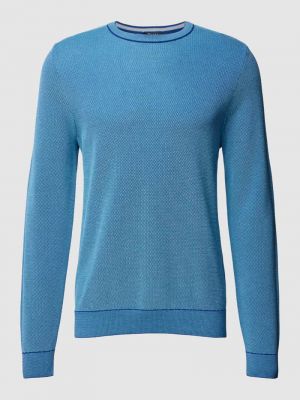 Dzianinowy sweter Maerz Muenchen niebieski