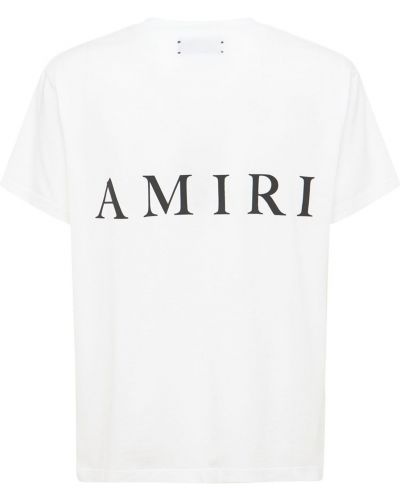 Βαμβακερή μπλούζα από ζέρσεϋ Amiri μαύρο