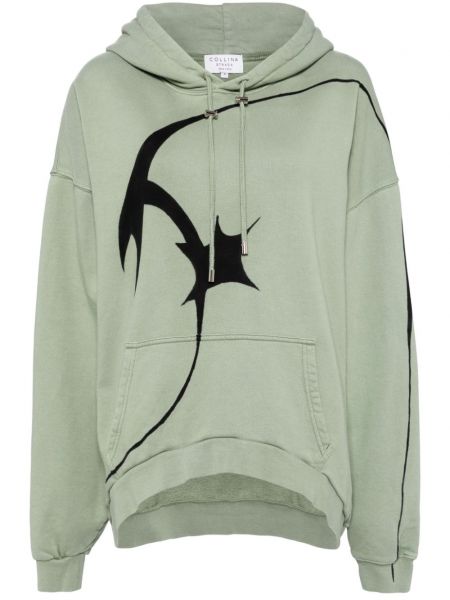 Yıldız desenli hoodie Collina Strada