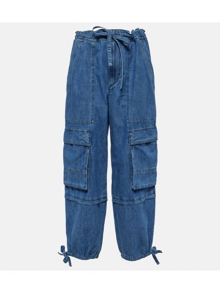 „cargo“ stiliaus kelnės Marant Etoile mėlyna