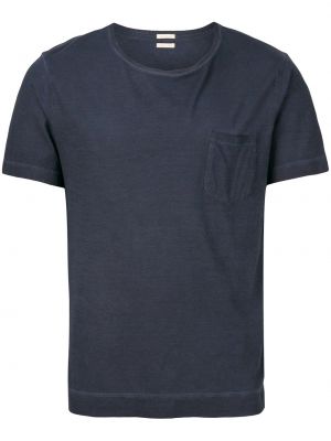 Camiseta con bolsillos Massimo Alba azul