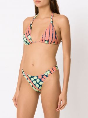 Bikini z nadrukiem w abstrakcyjne wzory Brigitte