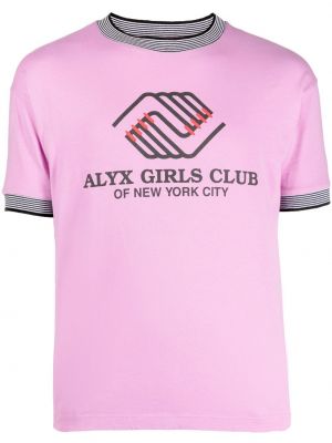 Тениска с принт 1017 Alyx 9sm розово