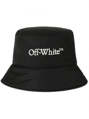 Cappello ricamato Off-white