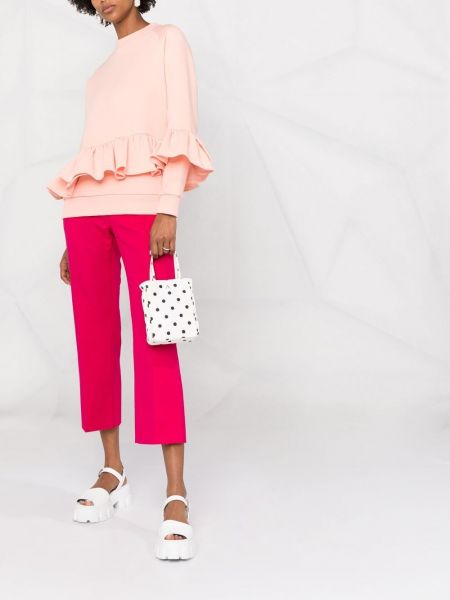 Sweatshirt mit rüschen Atu Body Couture pink