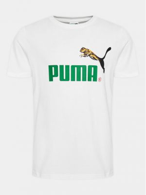 Priliehavé tričko Puma biela